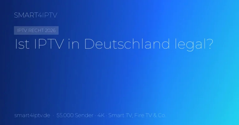 Ist IPTV in Deutschland legal? Der große Ratgeber (2026)